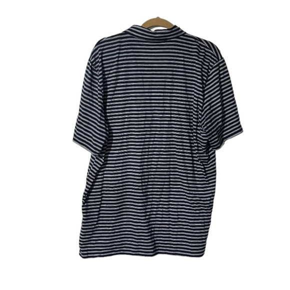 Vineyard Vines Edgartown Polo Striped Blue and White Size XL Preppy Nautical - Picture 2 of 5